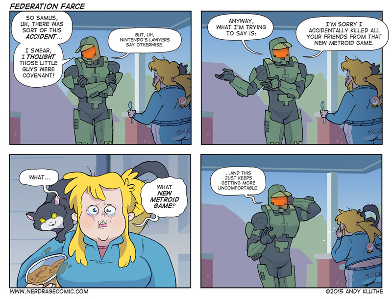Illustration for article titled Sunday Comics: What New Metroid Game?